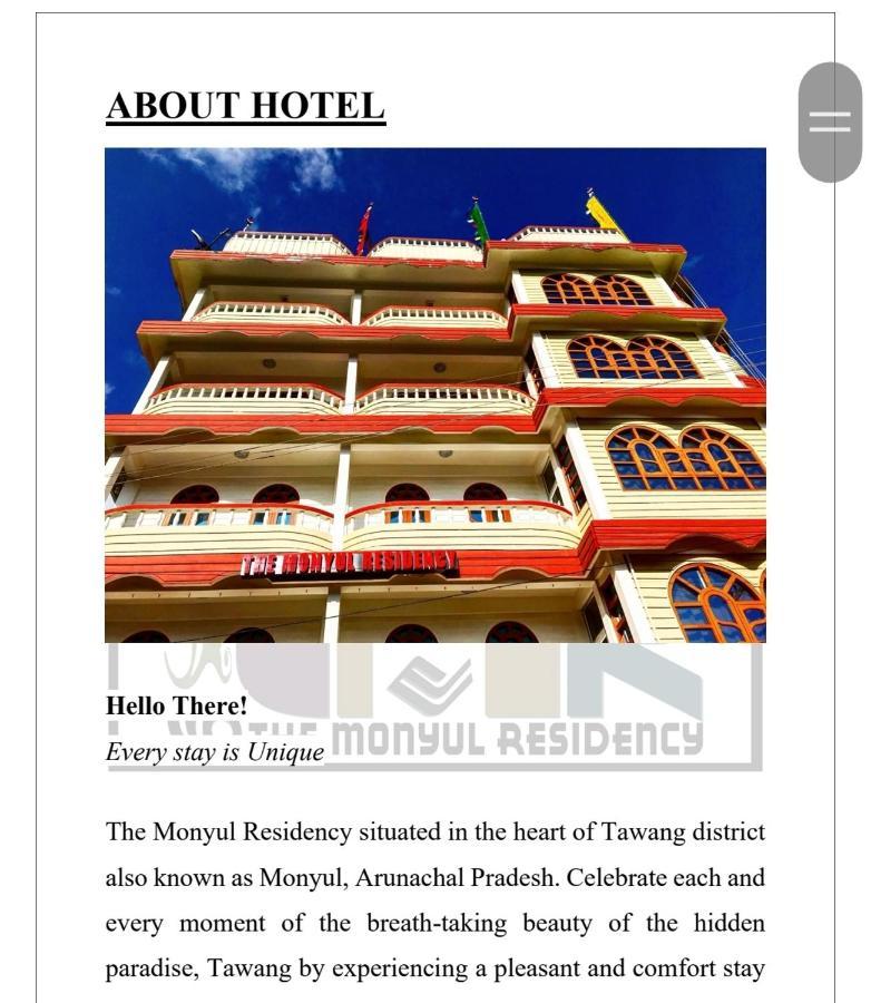 The Monyul Residency 호텔 타왕 외부 사진